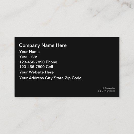 クールユニーク建築 名刺 (裏面)