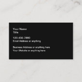 クールユニーク建築 名刺 (裏面)