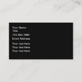 クールユニーク車の名刺 名刺 (裏面)