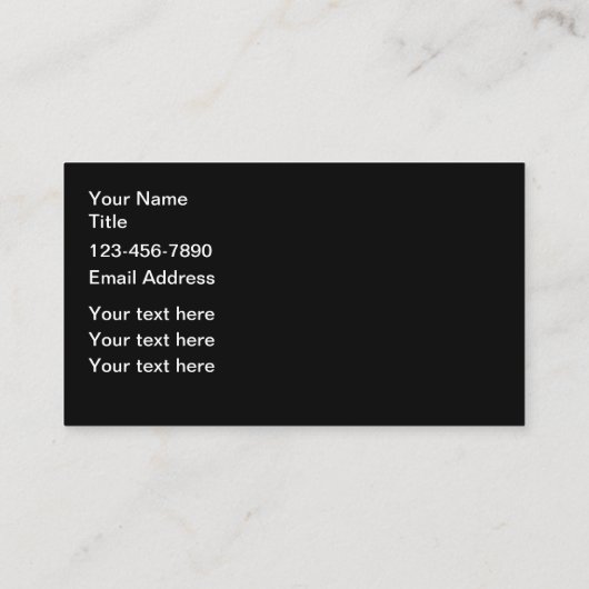 クールユニーク車の名刺 名刺 (裏面)