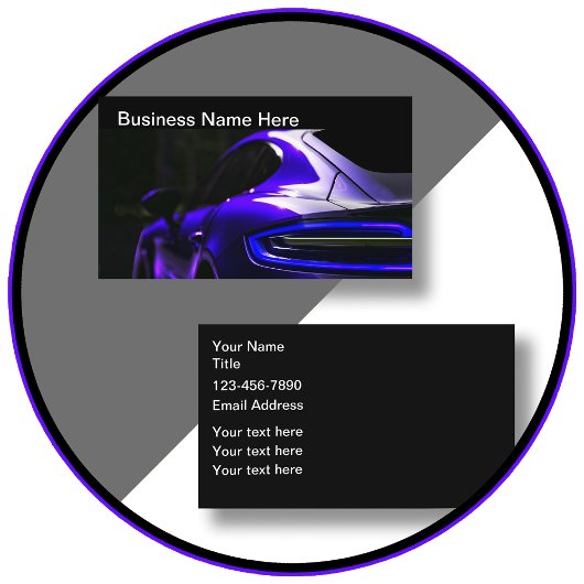 クールユニーク車の名刺 名刺