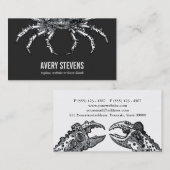 クールユニークCrusty Crab Marine 航海の Biology 3 名刺 (正面/裏面)