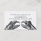 クールユニークCrusty Crab Marine 航海の Biology 3 名刺 (裏面)