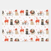 クールユール(キリスト降誕祭)|中世紀のクリスマス休暇 ラッピングペーパーシート (正面3)