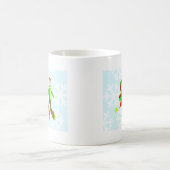 クールユール(キリスト降誕祭)可愛すぎるクリスマス コーヒーマグカップ (中央)