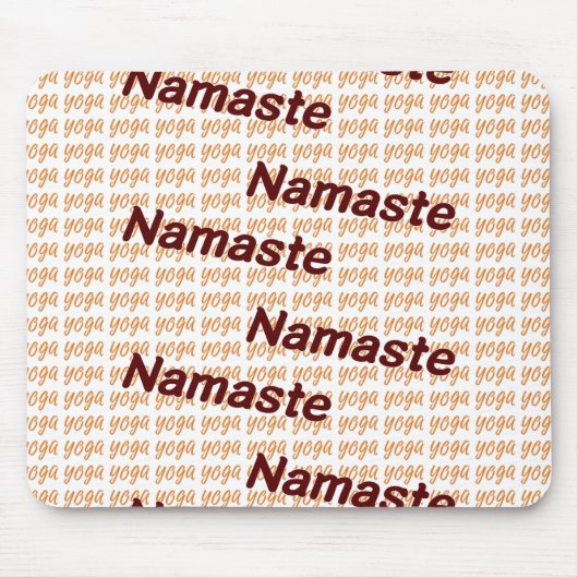 クールヨガナマステ マウスパッド (正面)