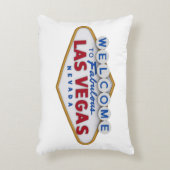 クールラスベガスへようこそデザイナー枕 アクセントクッション (正面(垂直))