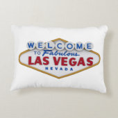 クールラスベガスへようこそデザイナー枕 アクセントクッション (裏面)