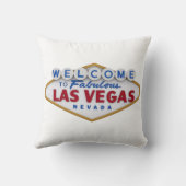 クールラスベガスへようこそデザイナー枕 クッション (裏面)