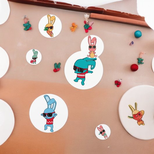 クールラビットテーブルコンフェッティ コンフェッティ