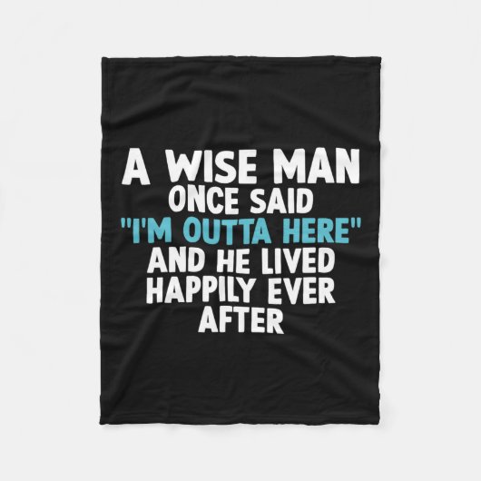 クールリタイア男性へルファーザーグランドパレティリー フリースブランケット (正面)