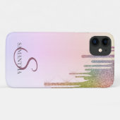 クールレインボーギラギラグラデーション Case-Mate iPhoneケース (裏面(横))