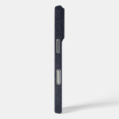 クールレザーメタルストライプボールドモノグラム Case-Mate iPhoneケース (裏面 / 右)
