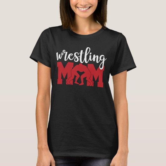 クールレスリングMomグラフィック Tシャツ (正面)