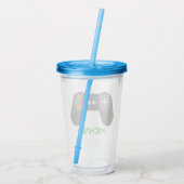 クールレトロビデオゲーム制御装置 アクリルタンブラー (裏面)