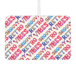 クールレトロビブカラフルスヒッピー70sインスパイア- カーエアーフレッシュナー