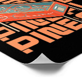 クールレトロ弾球機 ポスター (角)