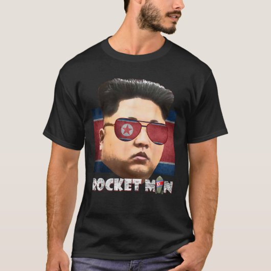 クールロケットマン 金正恩 Tシャツ (正面)
