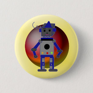 クールロボット 缶バッジ