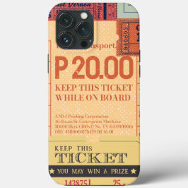 クールヴィンテージセンターモダンチケット iPhone 13 PRO MAXケース