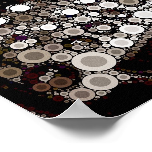 クールヴィンテージタイプライターモダンデザインポップ・アートのアート ポスター (角)