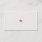 クールヴィンテージタイポグラフィ白黒 名刺 (裏面)