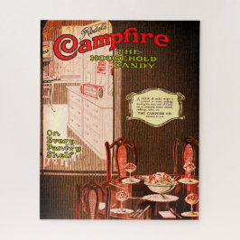 クールヴィンテージマガ広告ジンイラストレーション ジグソーパズル