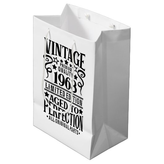 クールヴィンテージ誕生年1963年 ミディアムペーパーバッグ (正面アングル)