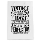 クールヴィンテージ誕生年1963年 ミディアムペーパーバッグ (正面)