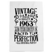 クールヴィンテージ誕生年1963年 ミディアムペーパーバッグ (裏面)