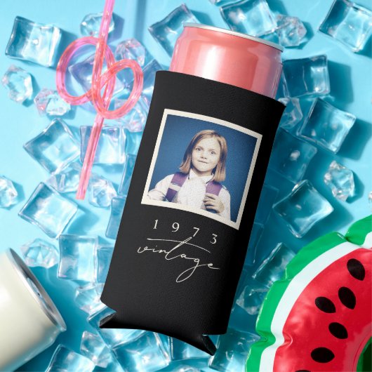 クールヴィンテージ誕生日パーティースクリプト写真 スリム缶クーラー (インサイチュ 夏)