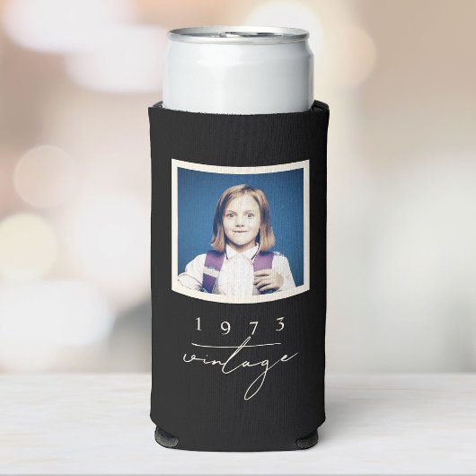 クールヴィンテージ誕生日パーティースクリプト写真 スリム缶クーラー