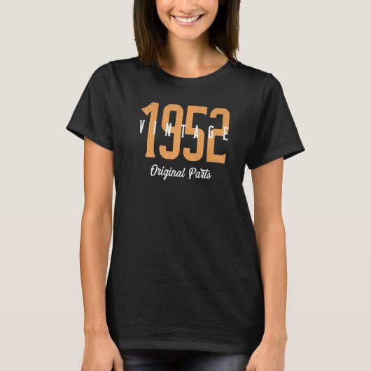 クールヴィンテージ70誕生日クール1952年70歳 Tシャツ (正面)