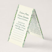 クール中国の絵を描カラフルハスフラワ 名刺 (裏面)