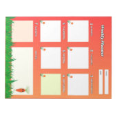 クール人参 ノートパッド (正面)