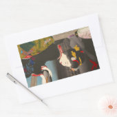 クール伝統的クラシック 長方形シール (封筒)