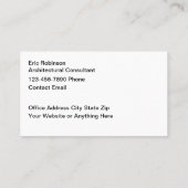 クール体修理整備士の名刺 名刺 (裏面)