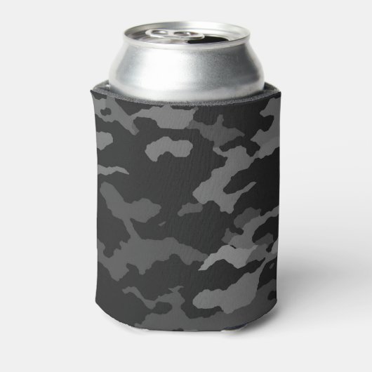 クール保リール魚釣りおもしろい父の日の迷彩柄 缶クーラー (缶裏面)