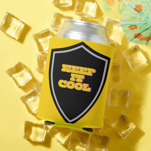 クール保ITロゴを使ってクーラクールーするデザイン 缶クーラー (インサイチュ 夏)