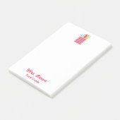 クール先生学校給料主催者Post-It Notes ポストイット (アングル)