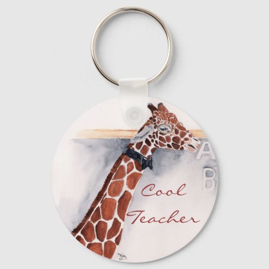 クール先生 キーホルダー (正面)