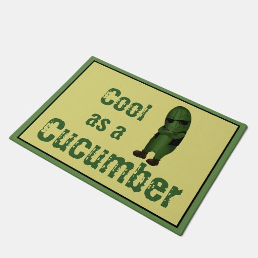 クール全く無おもしろいく ドアマット (アングル)