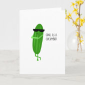 クール全く カード (黄色い花)