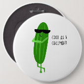 クール全く 缶バッジ (正面&裏面)