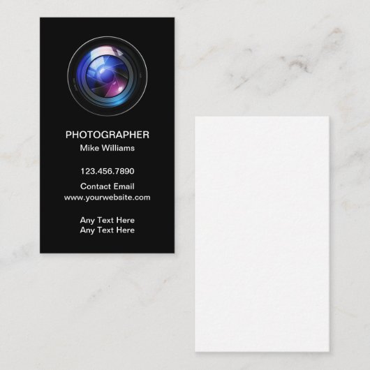 クール写モダン真の名刺2 名刺 (正面/裏面)