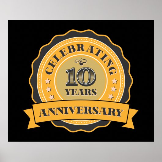 クール創立10周年記念パーティー ポスター (正面)