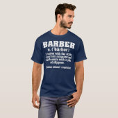 クール動揺して最高の理容師定義贈与 Tシャツ (正面フル)