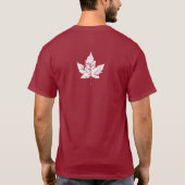 クール動揺してCanada Souvenir Maple Leaf Tシャツ (裏面)