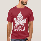 クール動揺してCanada Souvenir Maple Leaf Tシャツ (正面)