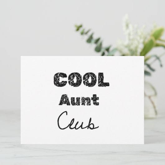 クール叔母クラブ 招待状 (スタンド正面)